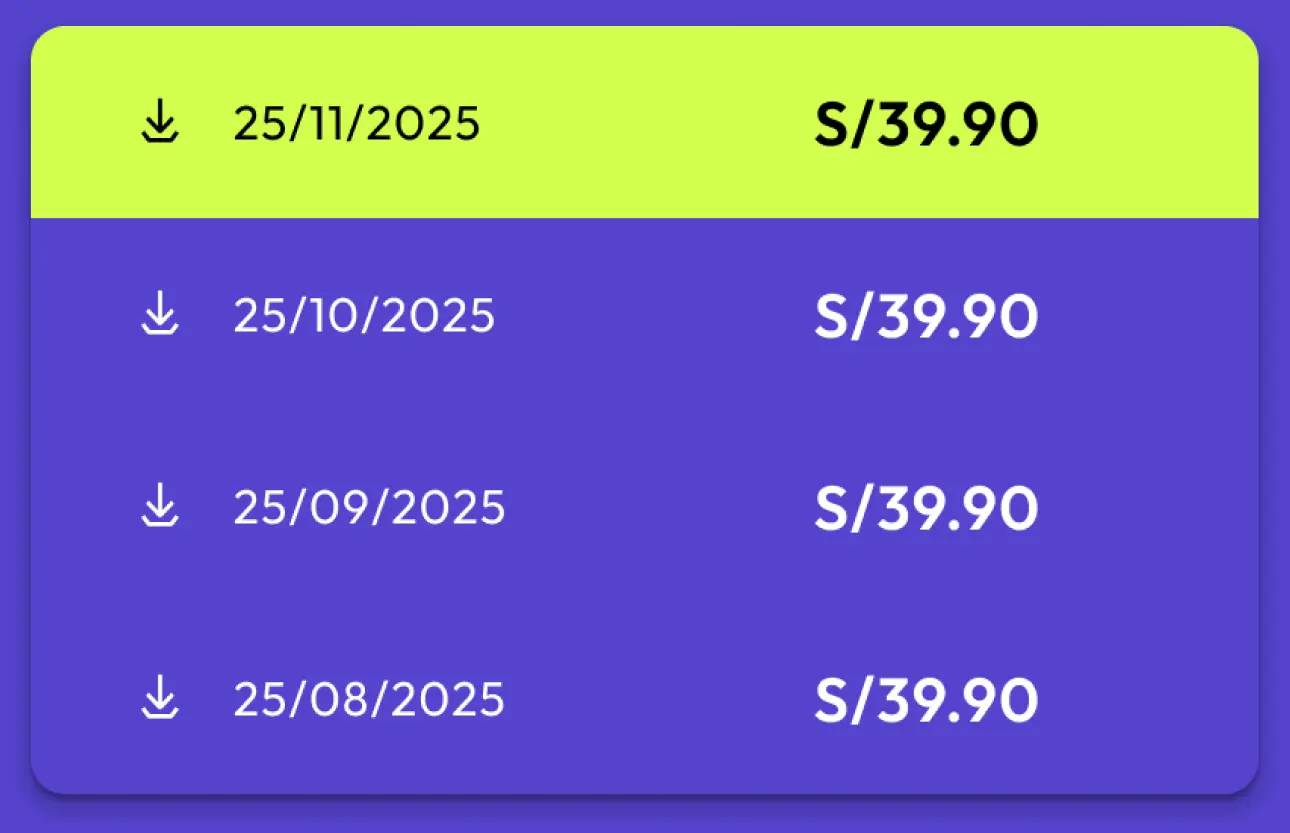 Revisa tu historial